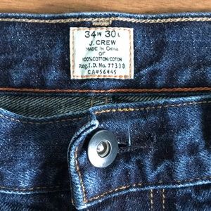 J Crew Men’s vintage slim jeans